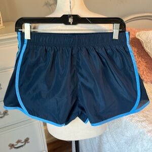 Athletic Shorts Inner Drawstring Navy Blue